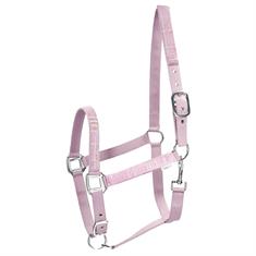 Halter and Lead Rope Horsegear HGVelvet Dot Light Purple