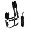 Halter and Lead Rope Horsegear Reno Black