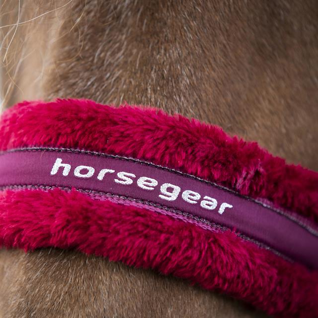 Halter and Lead Rope Horsegear Reno Dark Red