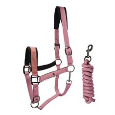 Halter And Lead Rope QHP Astana Light Pink