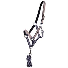 Halter And Lead Rope QHP Turnout Brown