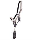 Halter and Lead Rope QHP Turnout Collection Light Brown