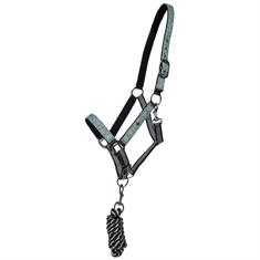 Halter And Lead Rope QHP Turnout Green