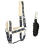 Halter and Lead Rope with Fur QHP Check