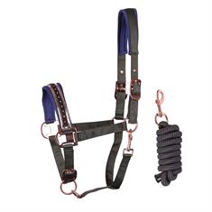 Halter And Lead Set Harry's Horse Denici Cavalli Bosque Green