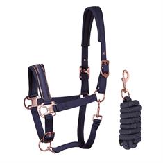 Halter And Lead Set Harry's Horse Denici Cavalli Bosque Satin