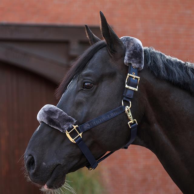 Halter Bucas Show-Line Dark Blue-Grey