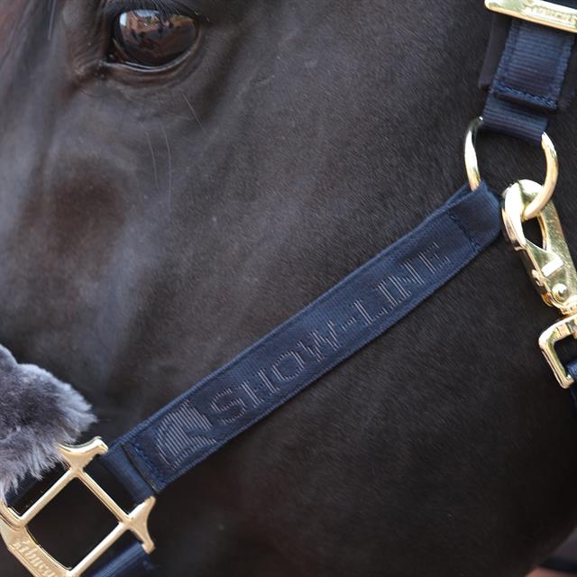 Halter Bucas Show-Line Dark Blue-Grey