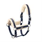 Halter Eskadron Double Pin Buckle FauxFur Dark Blue