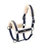 Halter Eskadron Double Pin Buckle FauxFur Dark Blue