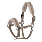 Halter Eskadron Platinum Double Pin Faux Fur Light Brown