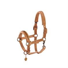Halter Eskadron Platinum Double Pin Velvet Jewel Mid Brown