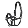 Halter Eskadron Platinum Faux Leather Double Pin Black