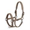 Halter Eskadron Platinum Faux Leather Double Pin Light Brown
