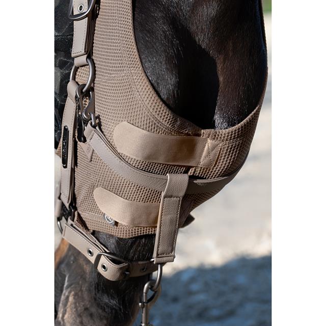 Halter Eskadron Platinum Faux Leather Double Pin Light Brown