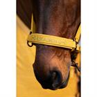 Halter Eskadron Platinum Faux Leather Double Pin Yellow