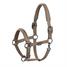 Halter Eskadron Platinum Softshell Pearls Double Pin Light Brown
