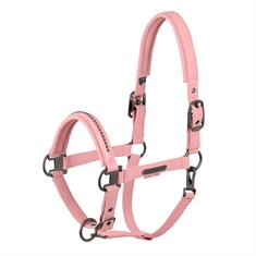 Halter Eskadron Platinum Softshell Pearls Double Pin Pink