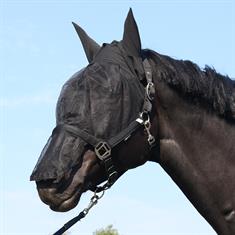 Halter Harry's Horse with Full Face Fly Mask Black