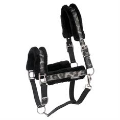 Halter Horsegear Leopard Grey-Black