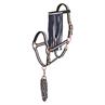 Halter Imperial Riding with Fly Fringe Dark Blue-Mixed