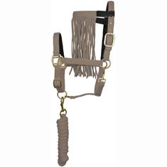 Halter Imperial Riding with Fly Fringe Light Brown