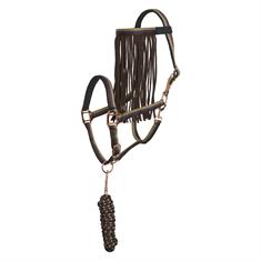 Halter Imperial Riding with Fly Fringe Mid Brown
