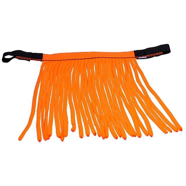 Halter With Fly Fringe Epplejeck Neon Orange