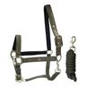 Halters Set with Crocodile Pattern HORSEGEAR Green