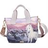 Handbag Miss Melody Night Horses Light Purple