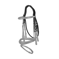 Headpiece Dy'on Double Cheekpieces New English Collection Black