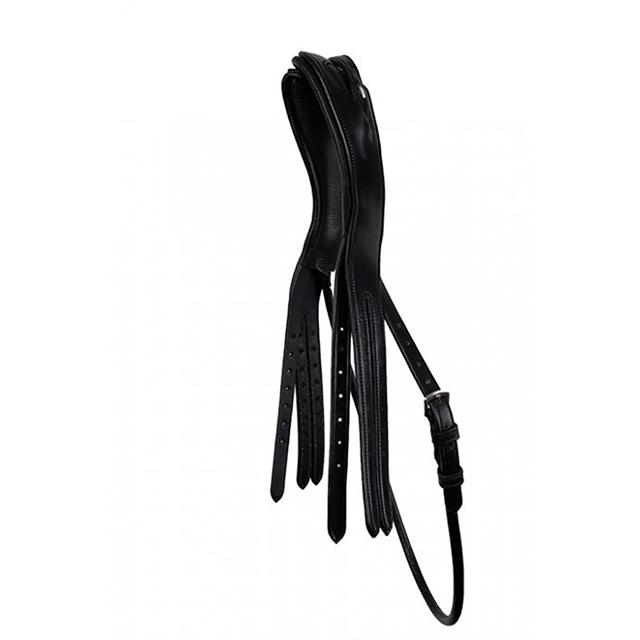 Headpiece for Snaffle Bridle Montar Adapt Curved Round Organic Tanned Black