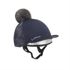 Helmet Cover LeMieux Eleanor Reflective Dark Blue
