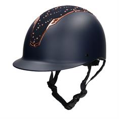 Helmet Imperial Riding IRHOlania Crystal Dark Blue-Gold