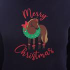 Hoodie Merry Christmas Epplejeck Dark Blue