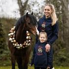 Hoodie Merry Christmas Kids Epplejeck Dark Blue