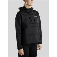 Hoodie Montar Quater Zip Anorak Black
