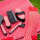 Hoof Brush Epplejeck EJValentine Red