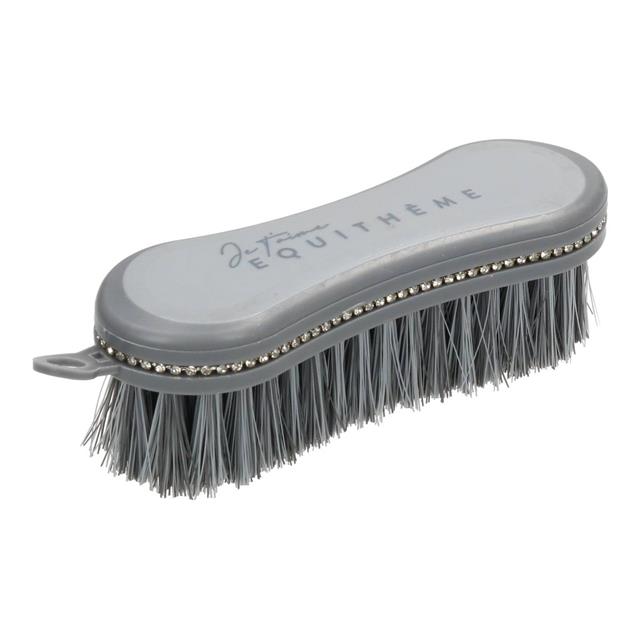 Hoof Brush Equithème Je t'aime Strass Grey