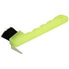 Hoof Pick Barato With Brush Neon Yellow