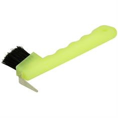 Hoof Pick Barato With Brush Neon Yellow