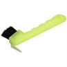 Hoof Pick Barato With Brush Neon Yellow