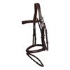HOOFDSTEL DY'ON WC FLASH NOSEBAND WITH SNAP HOOKS Brown
