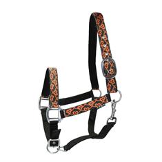 Horse Halter EJHearts Epplejeck Black-Orange