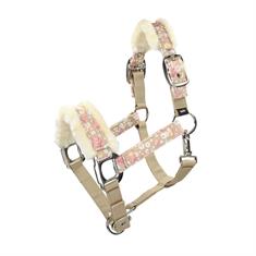 Horse Halter with Flowers Epplejeck EJLES Beige