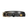 Hundehalsband aus Glattleder Dy'on Black