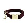 Hundehalsband Corduroy Kentucky Dark Red