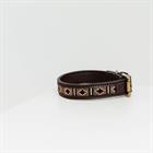 Hundehalsband Handmade Pearls Kentucky Gold