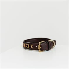 Hundehalsband Handmade Pearls Kentucky Gold