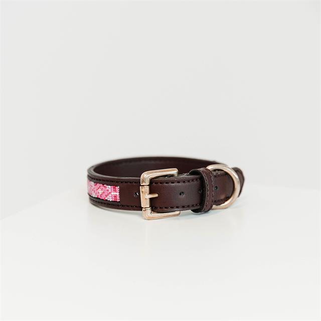 Hundehalsband Handmade Pearls Kentucky Pink